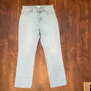 H&M Women’s Light Blue Straight Leg Jeans